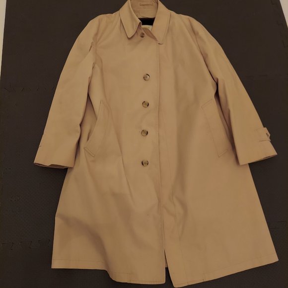 See Video NUC! Vintage London Fog Maincoats Men's Overcoat with Removable Liner - Picture 5 of 9